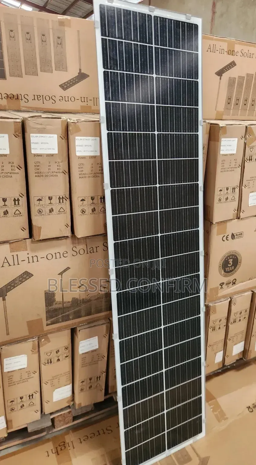 250w Industrial Solar Street Light With 20 Eyes