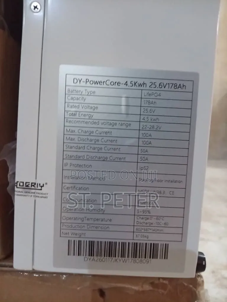  Blissolife 25.6v 178ah (4.5kwh) Lifepo4 Lithium Battery 