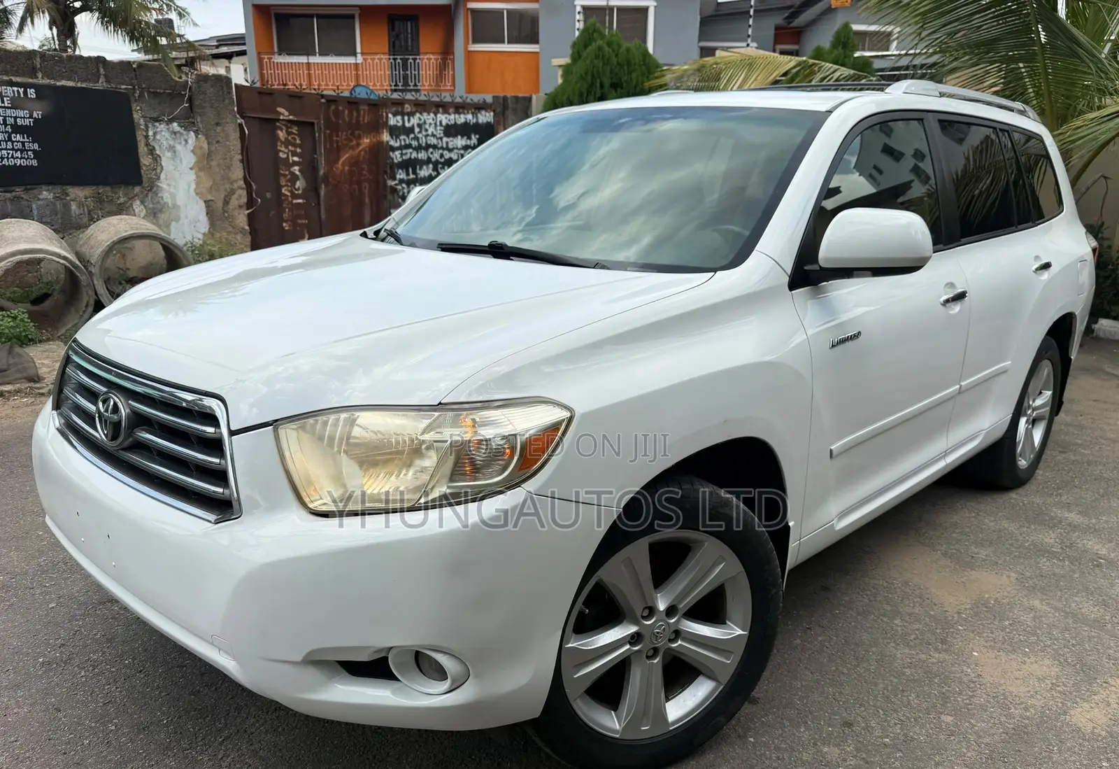 Toyota Highlander Limited 4x4 2008 White