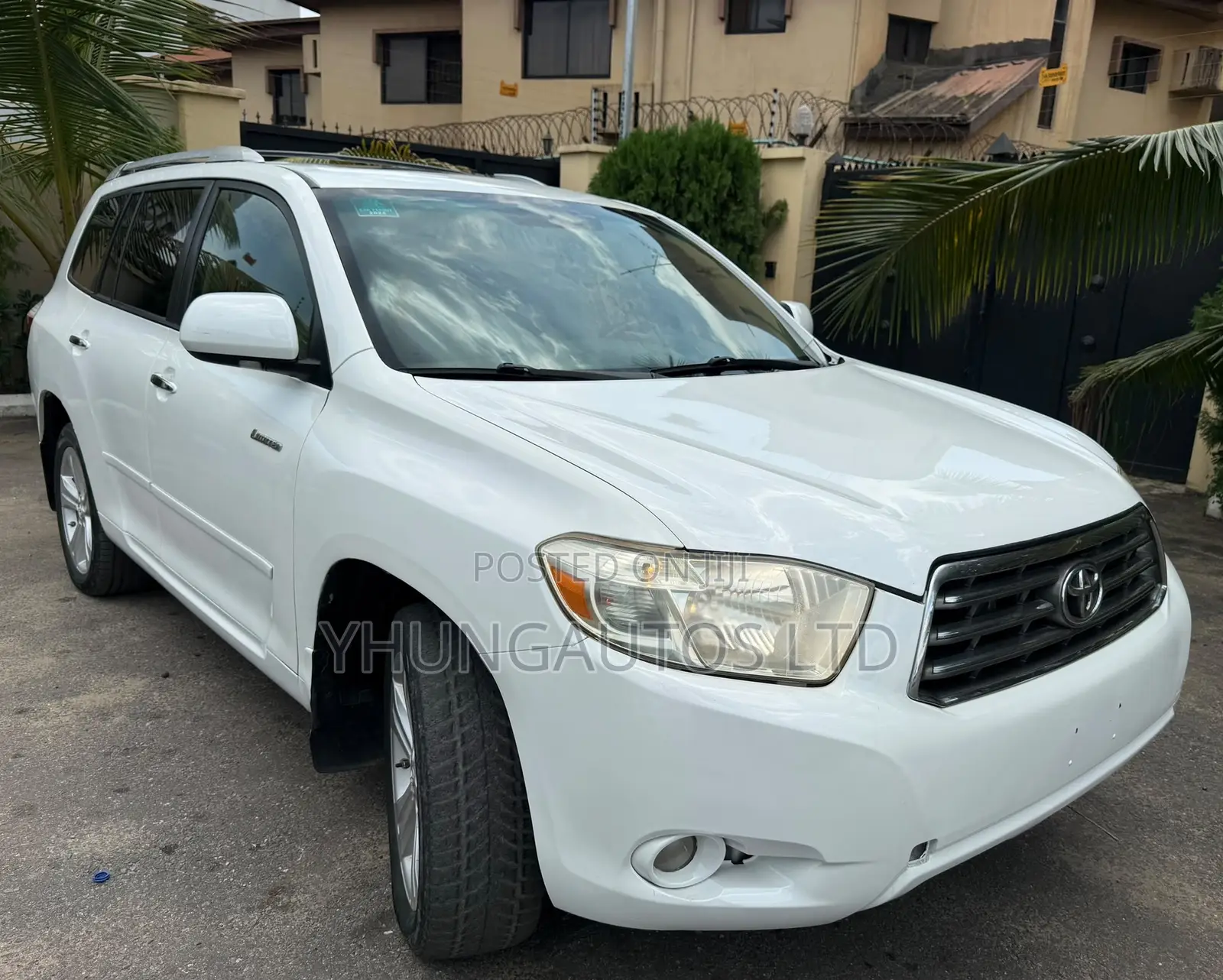 Toyota Highlander Limited 4x4 2008 White