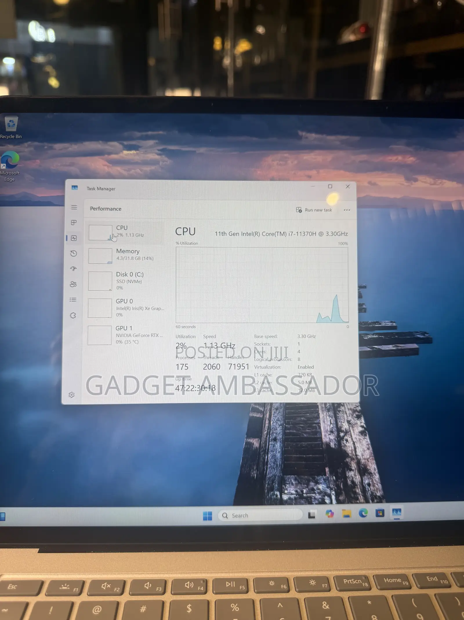 Laptop Microsoft Surface Laptop Studio 32GB Intel Core i7 SSD 1T