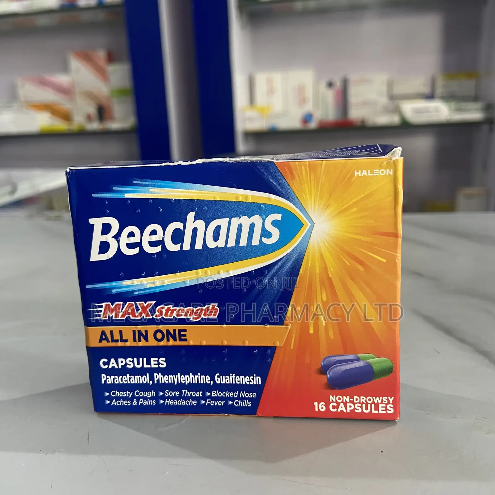 Beechams Max Strength All in One, 16 Capsules