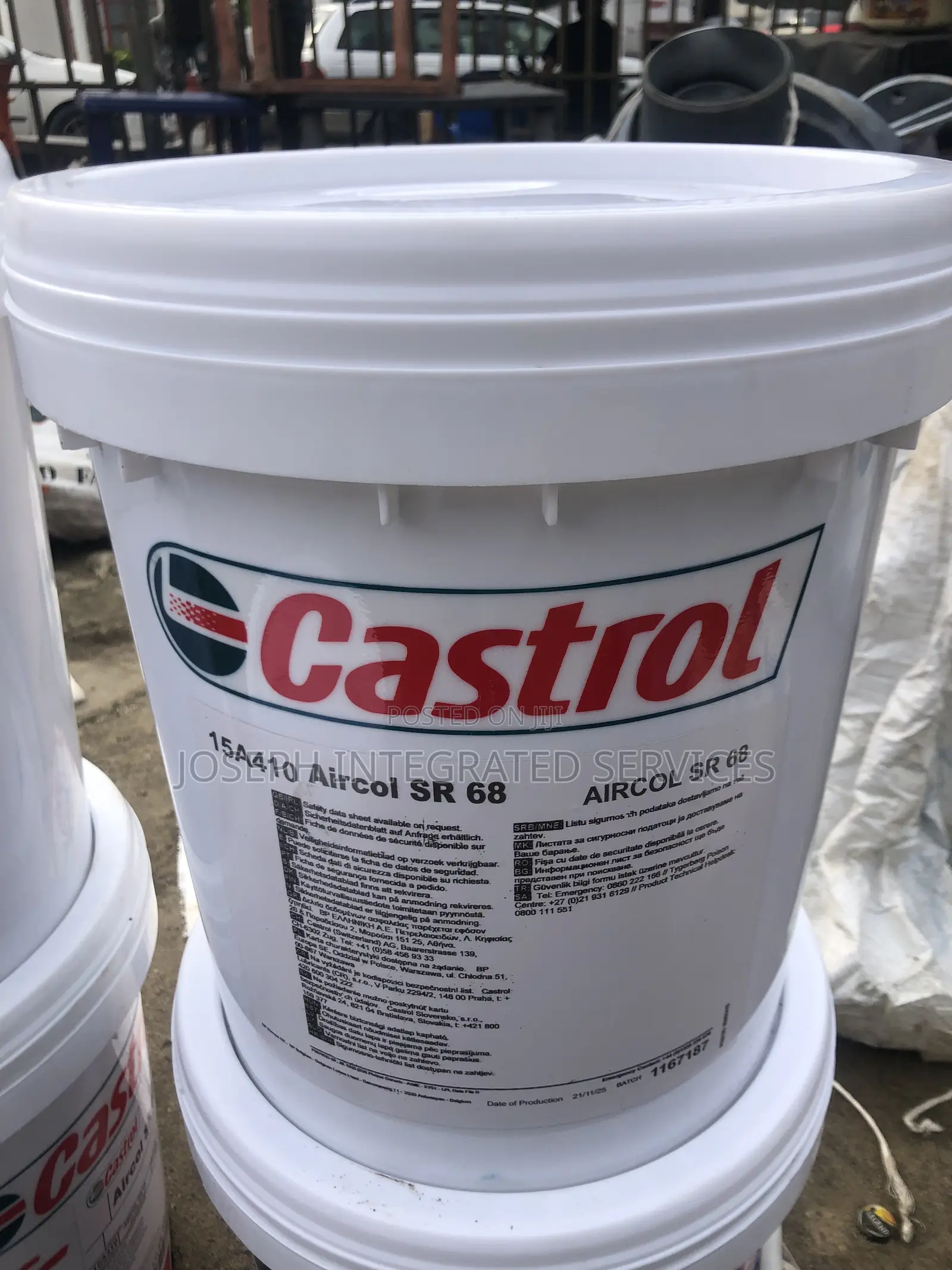 Castrol Aircol Sr 68 Synthetic Air Compressor Lubricant