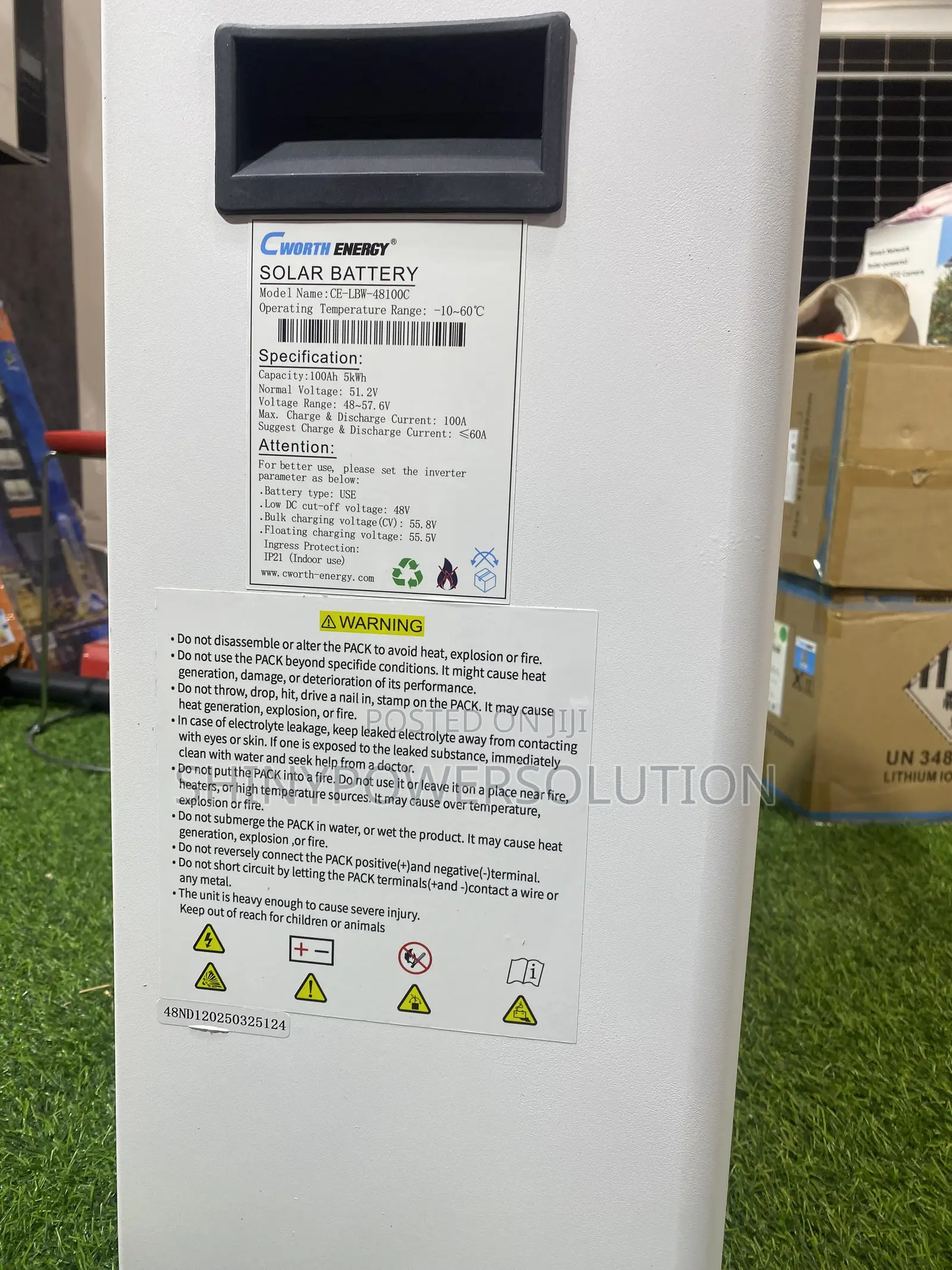 5kwh/48v Lithium Battery Cworth