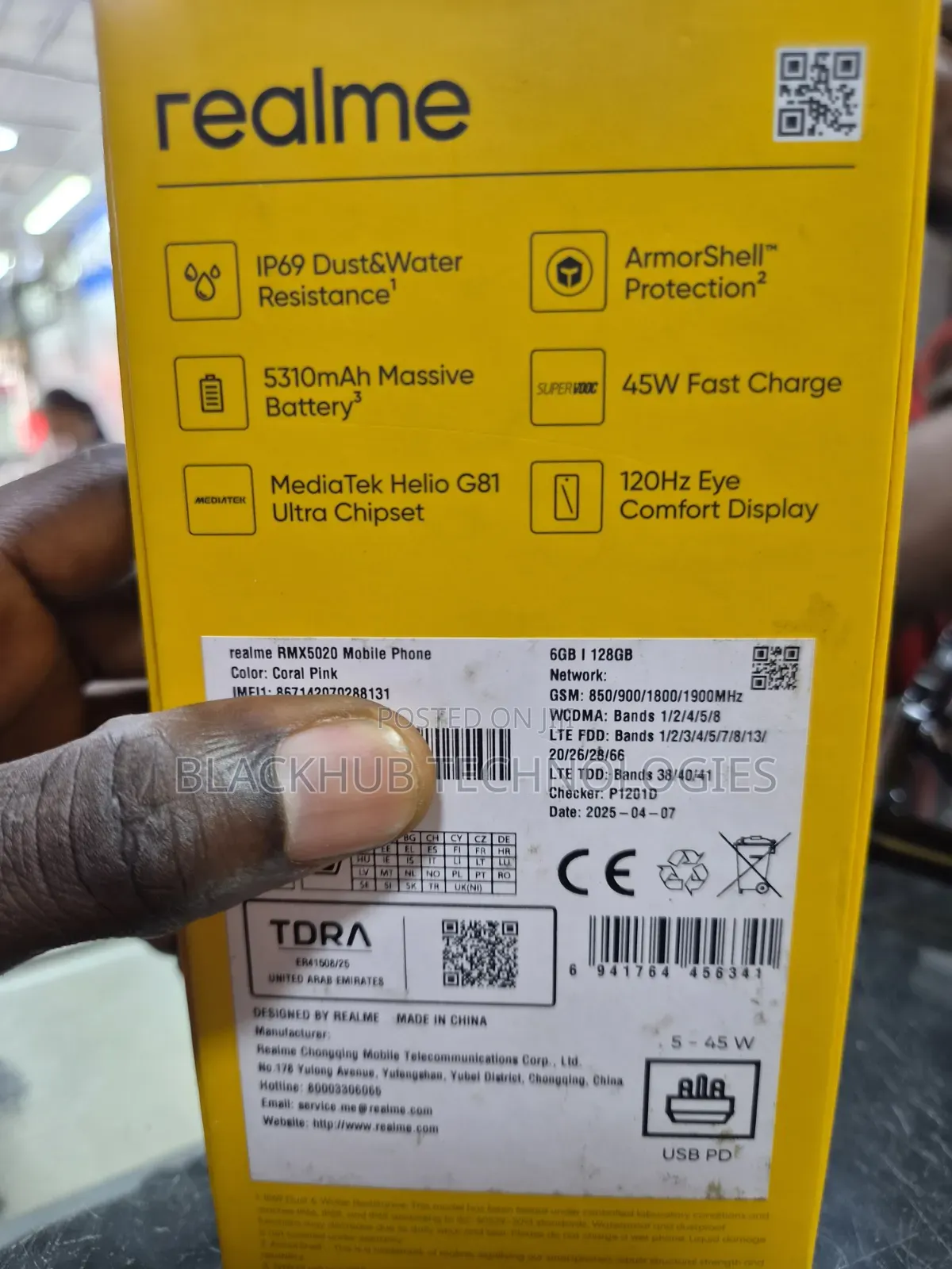 Realme C75x 256 GB Silver