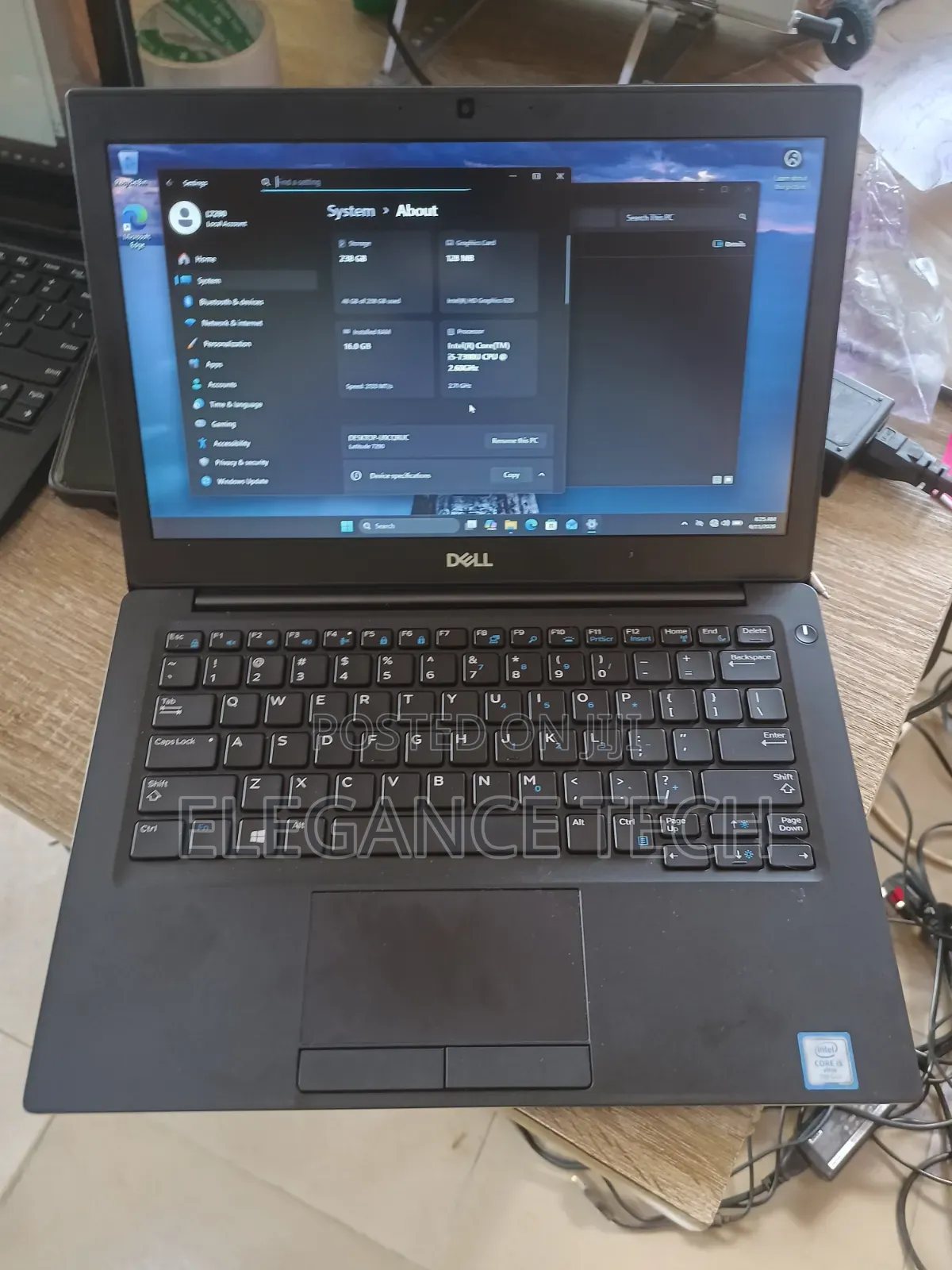 Laptop Dell Latitude 7290 16GB Intel Core i5 SSD 256GB