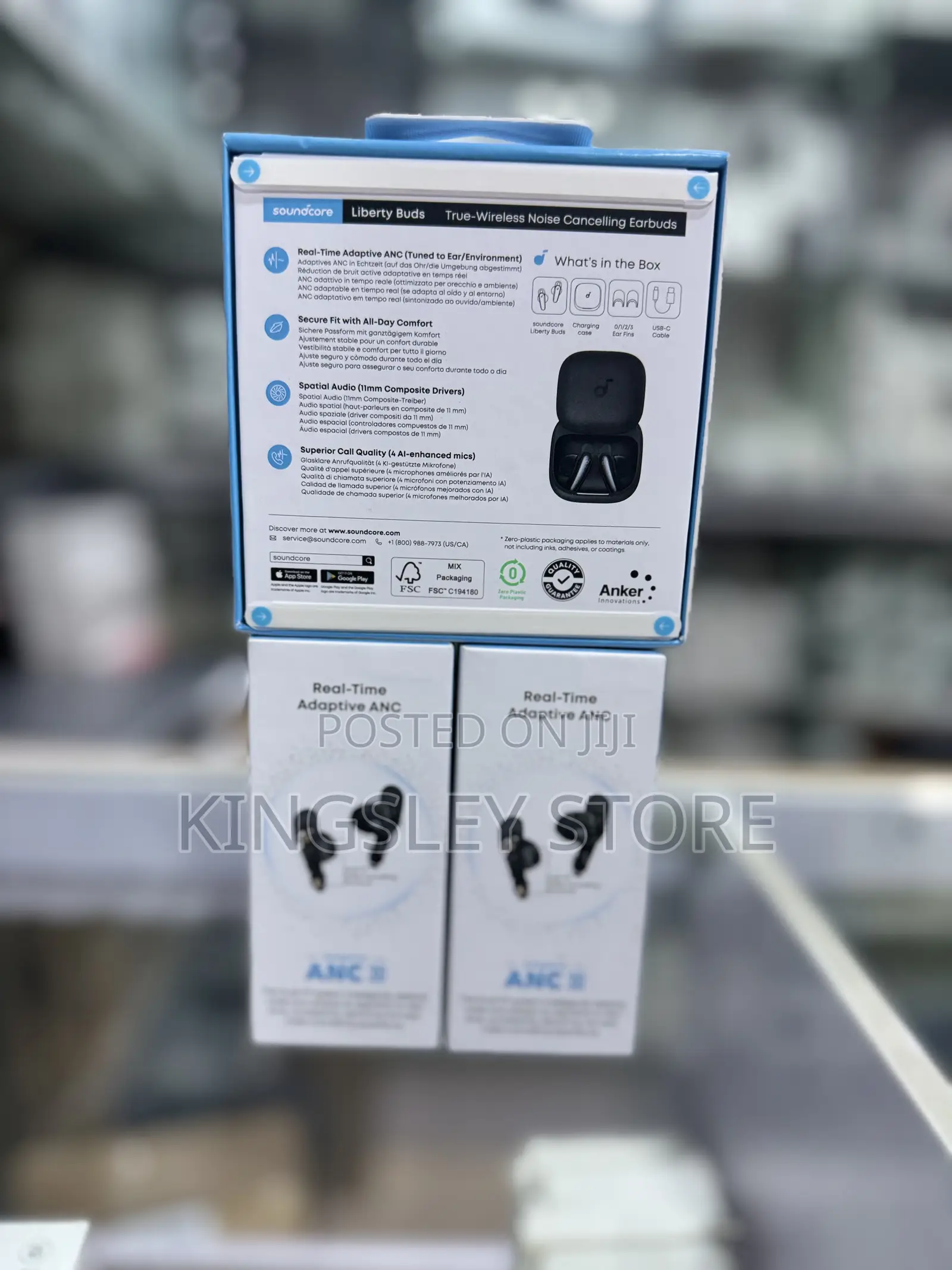 Liberty Buds | Wireless Semi-in-Ear Earbuds With Anc