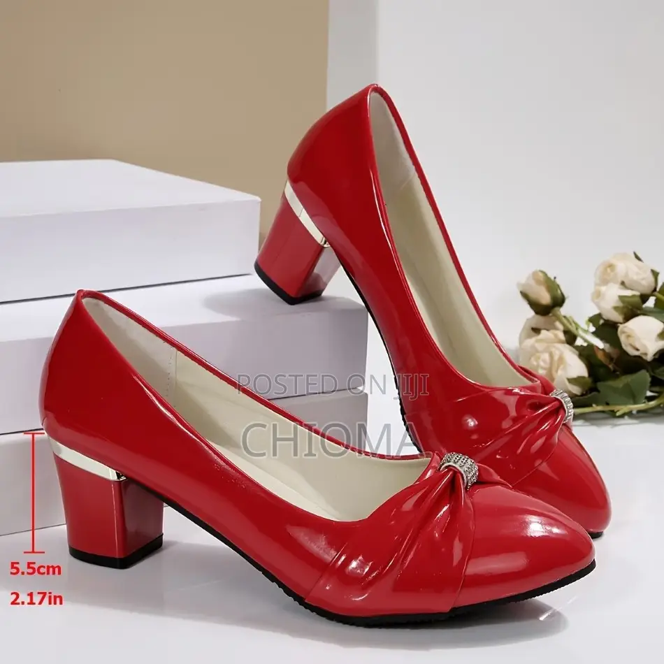 Ladies Red Shoes for Corporate Formal Occasions (Size 40-42)