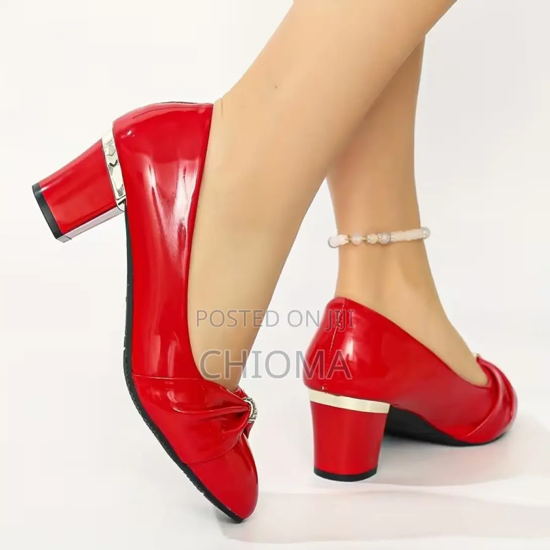 Ladies Red Shoes for Corporate Formal Occasions (Size 40-42)
