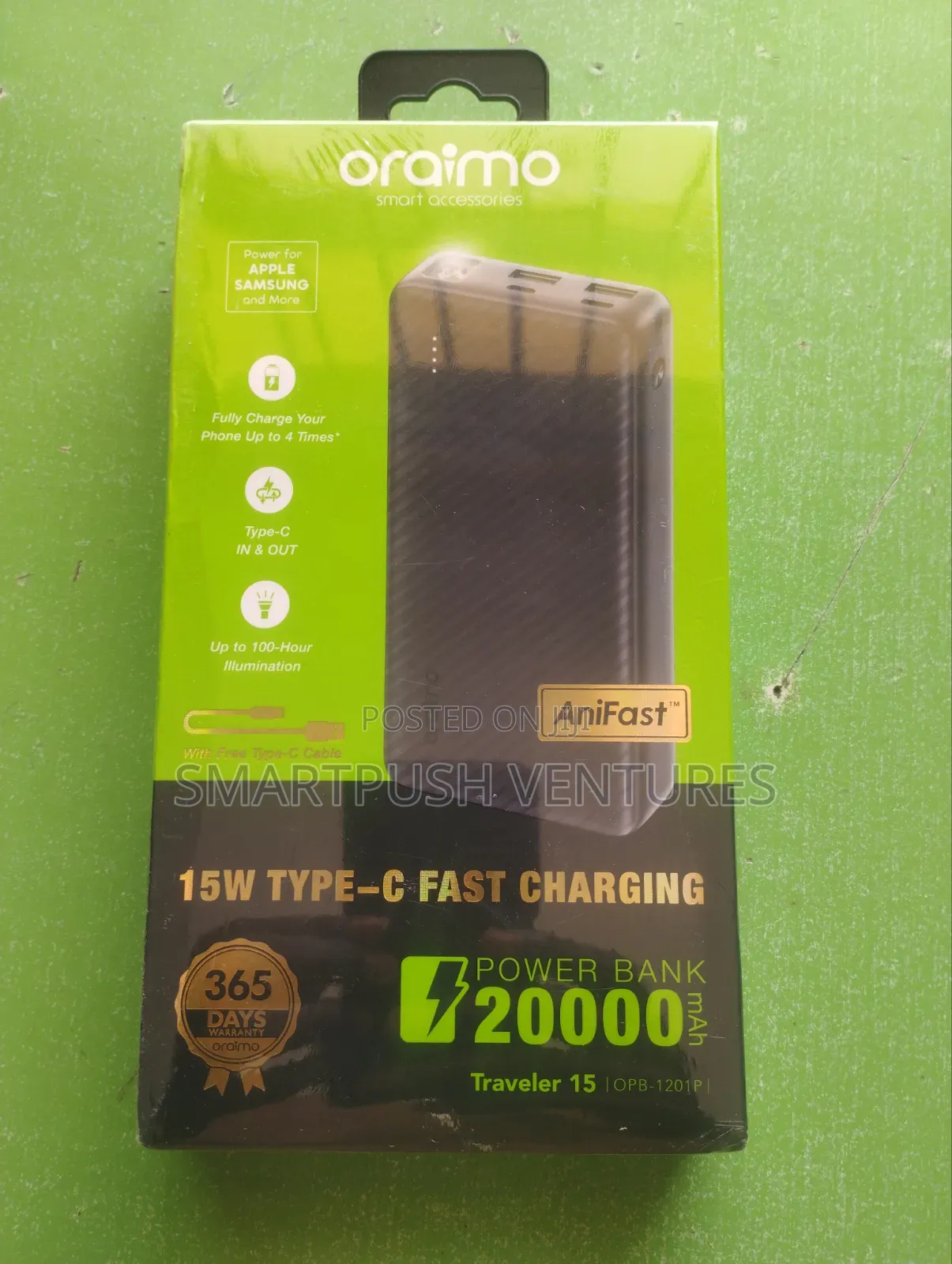 Oraimo Power Bank 20,000mah