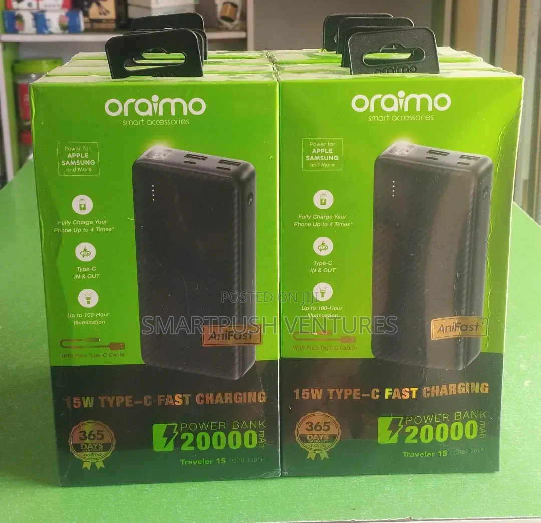 Oraimo Power Bank 20,000mah