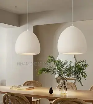Modern Kitchen Dining Room Chandelier Lighting Ceiling Oval Bean Resin