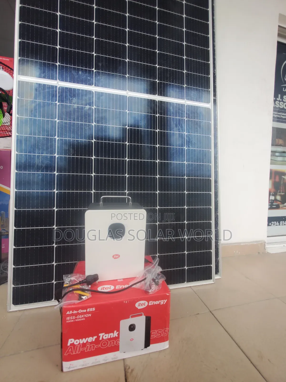 Itel Power Tank 500w/1000wh With 350w Mono Solar Panel Solar Solution