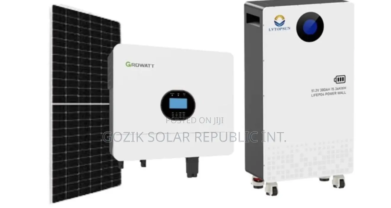 6kva Growatt Hybrid and 10kwh Lvtopsun Lithium Solar Complete System