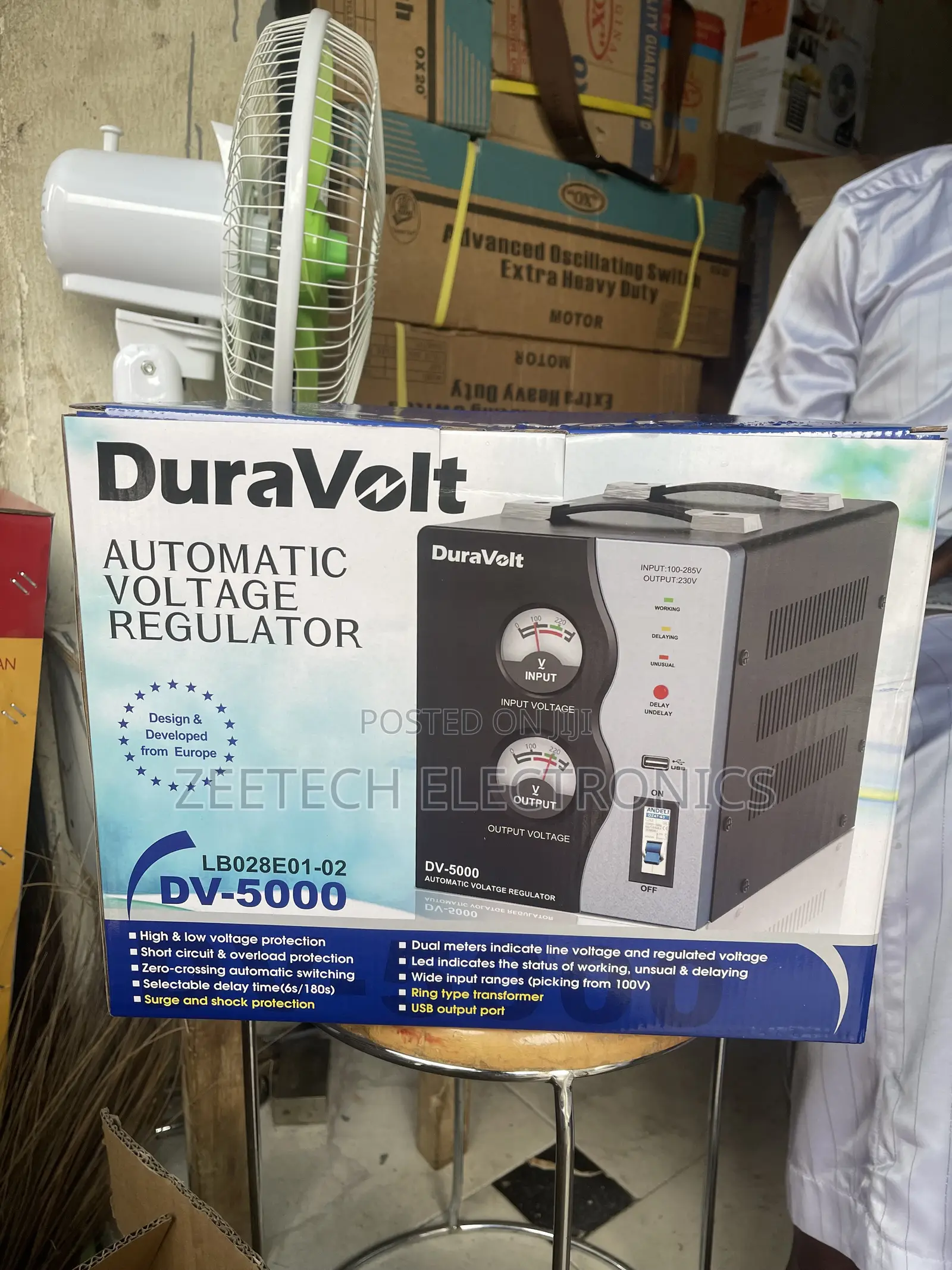 Duravolt 5000watt Floor Stabilizer