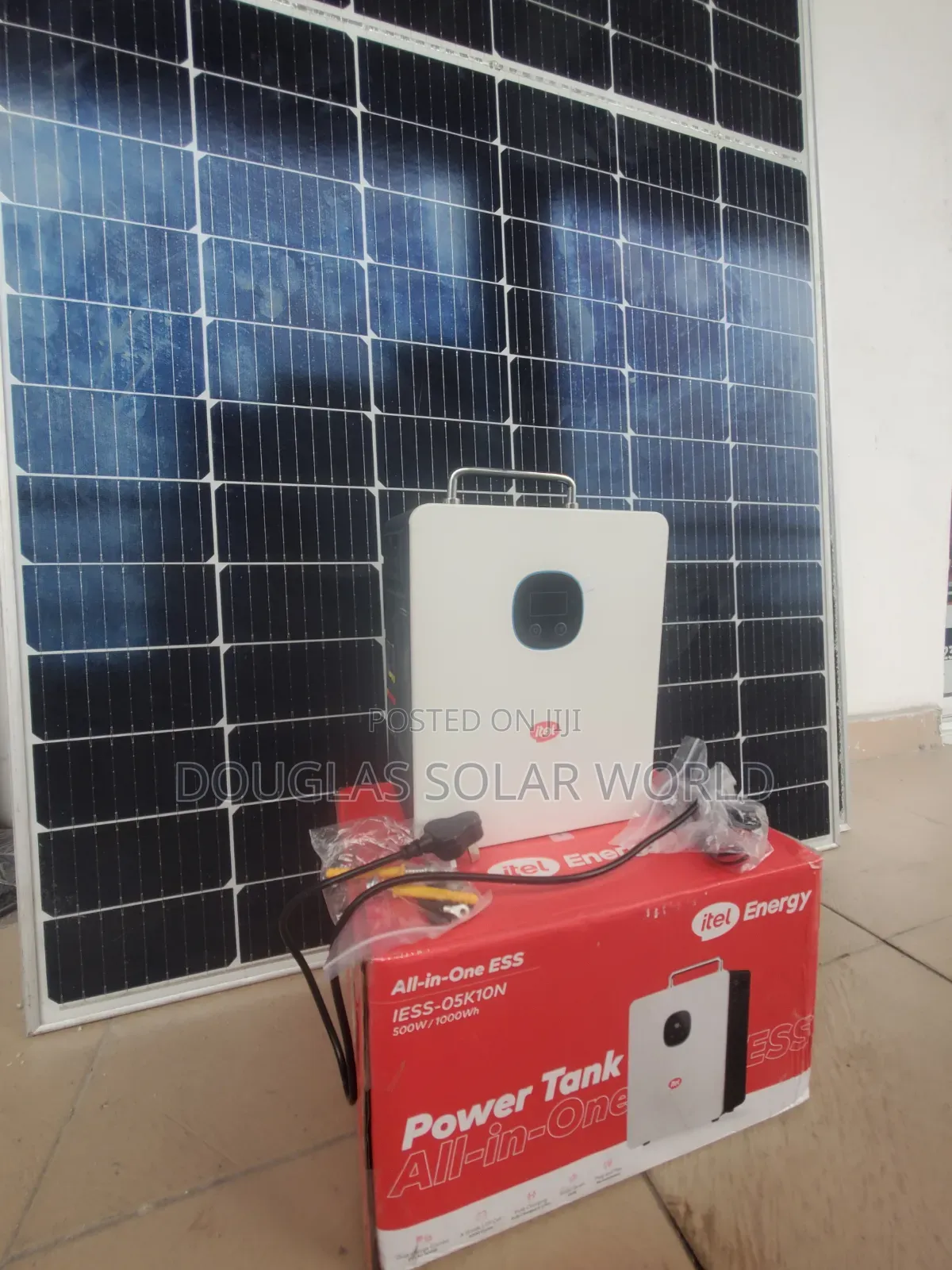 Itel Power Tank 500w/1000wh With 350w Mono Solar Panel Solar Solution