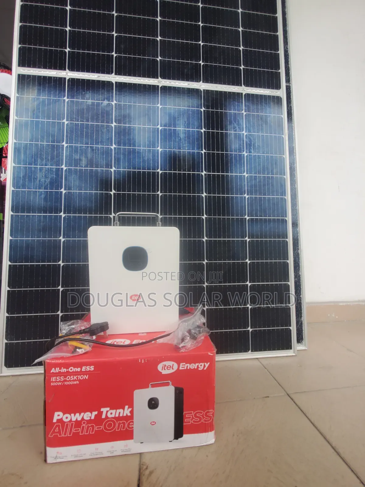 Itel Power Tank 500w/1000wh With 350w Mono Solar Panel Solar Solution
