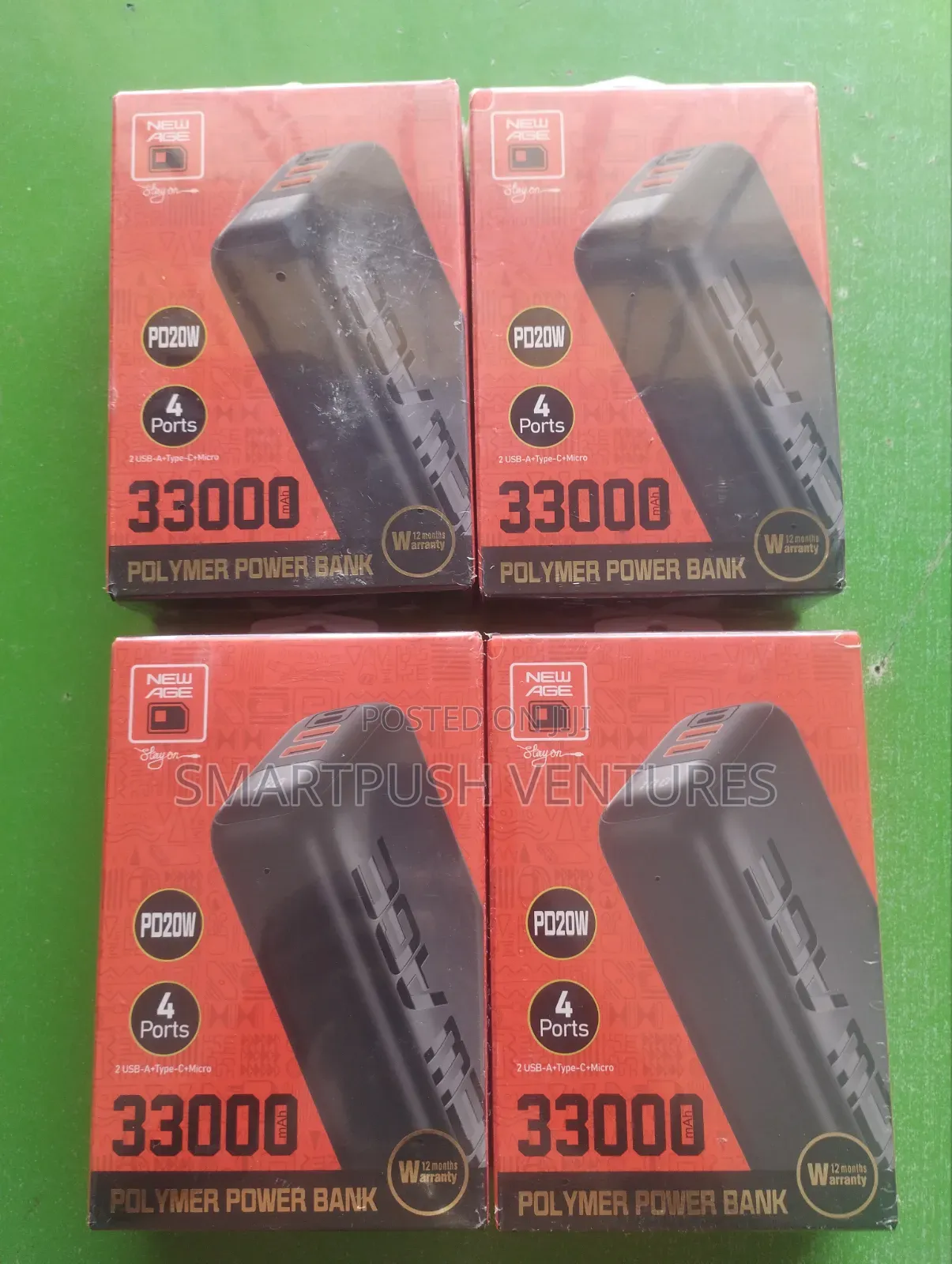 New Age 33,000mah Power Bank