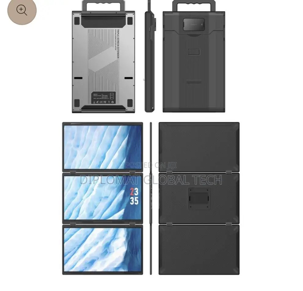 V2com Z4 Pro Quad Laptop Screen Extender, 15.6" FHD Portable Monitors
