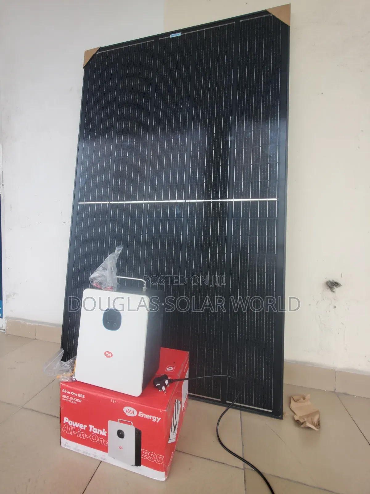 Itel Power Tank 500w/1000wh With Mono Solar Panel Aio Solar Solution