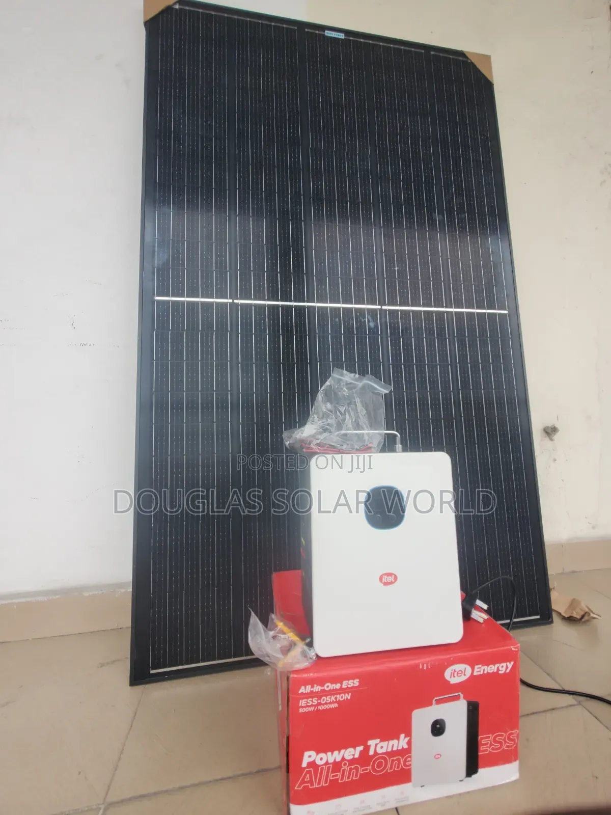 Itel Power Tank 500w/1000wh With Mono Solar Panel Aio Solar Solution