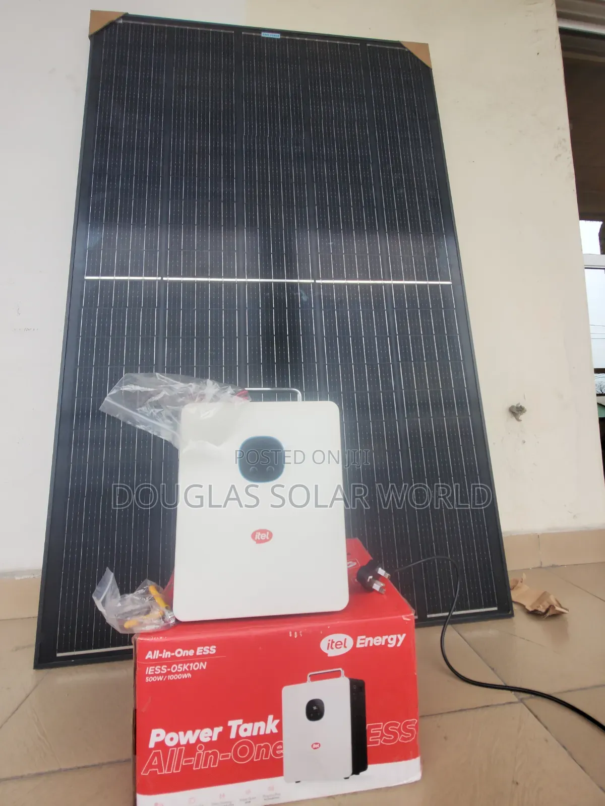 Itel Power Tank 500w/1000wh With Mono Solar Panel Aio Solar Solution
