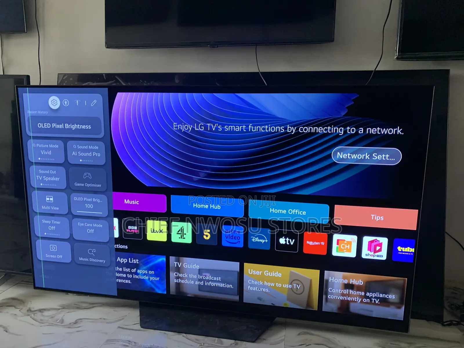 2023 65” Lg Oled Smart Tv (With a Line)