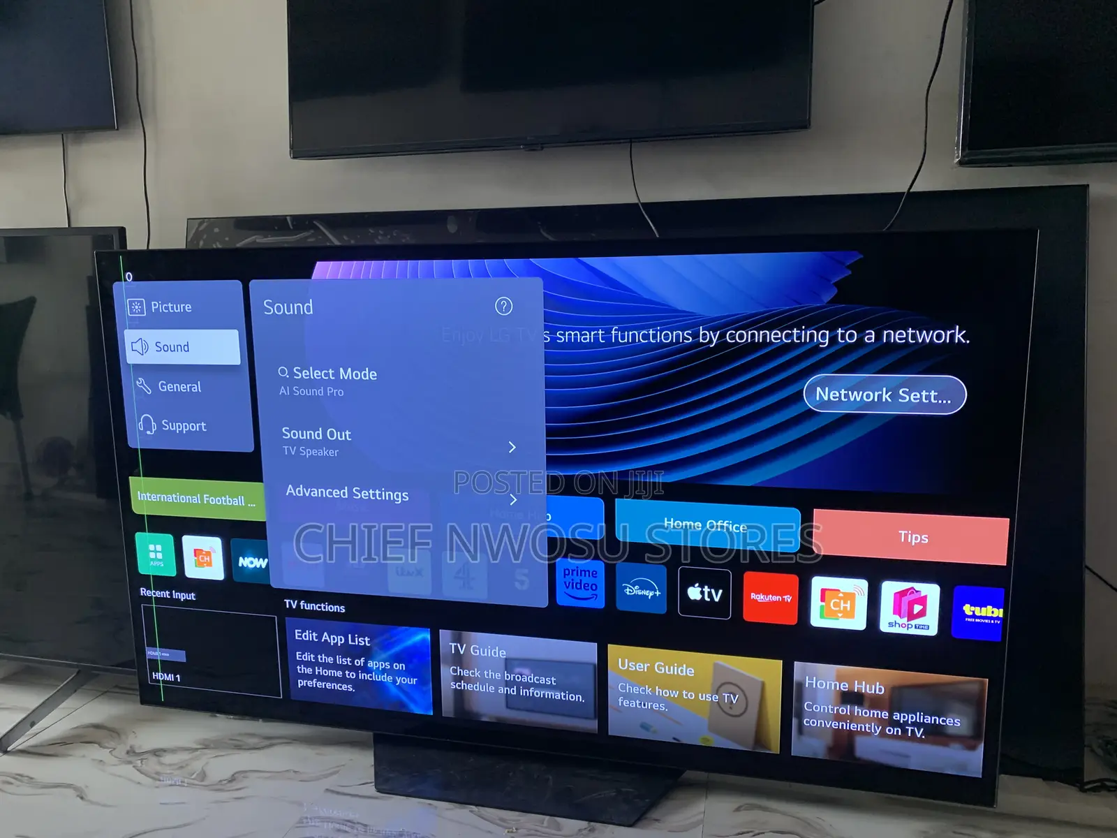 2023 65” Lg Oled Smart Tv (With a Line)