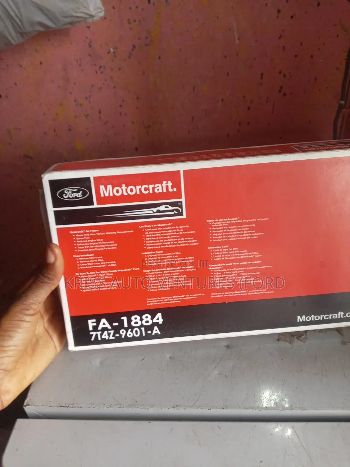 Motor Craft : Air Filter Ford Edge 08/013