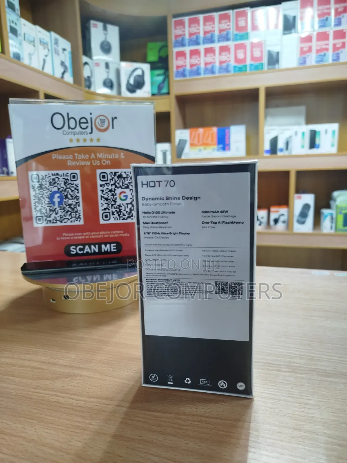 New Infinix Hot 70 128 GB