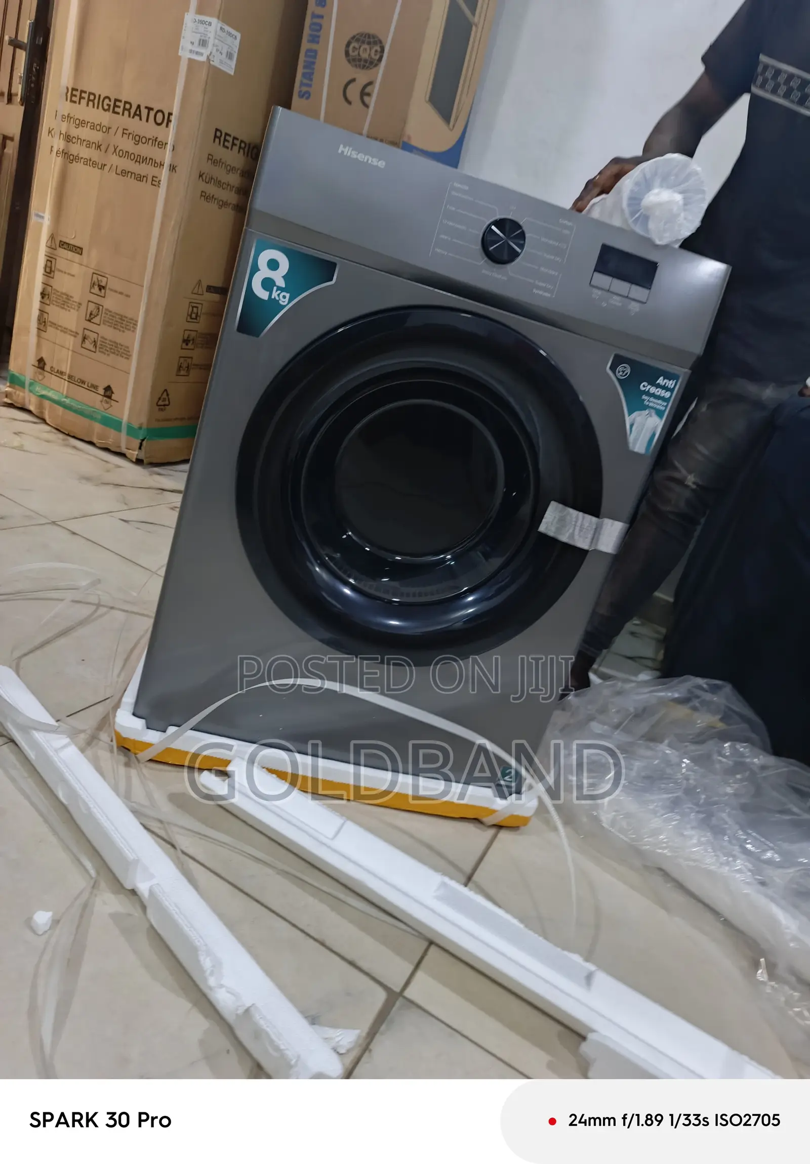 Hisense Dv1w801ut 8kg Vented Tumble Dryer