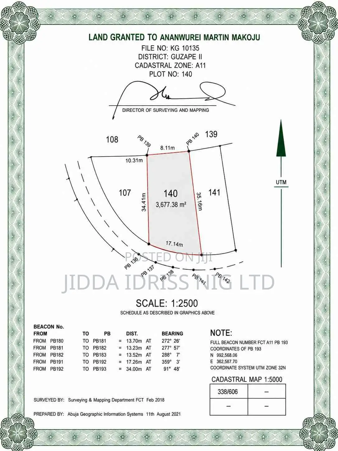 Investor’S Choice – Strategic Guzape 2 Plot 140