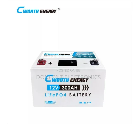 Cworth 3.8kwh 12v 300ah Lithium Battery With 6000+ Cycle