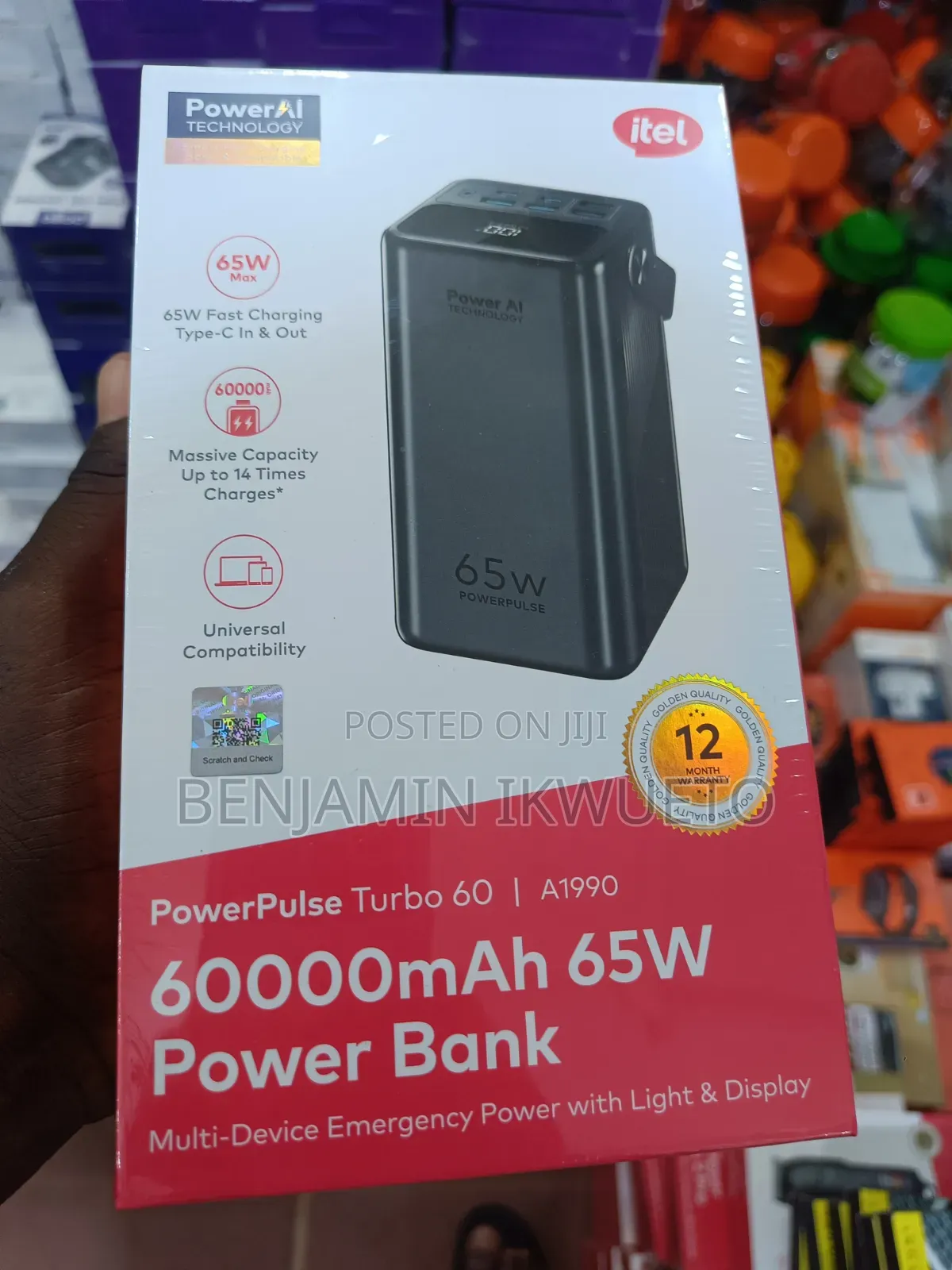 60,000mah Itel Power Bank