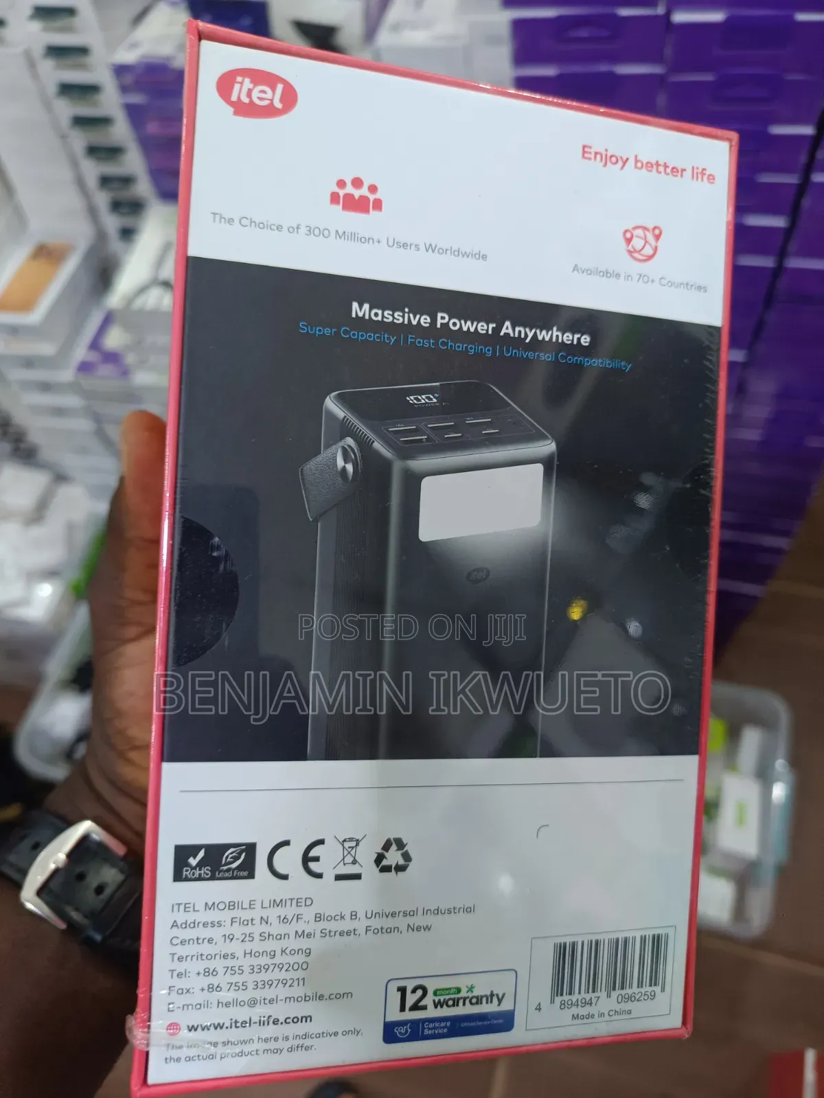 60,000mah Itel Power Bank