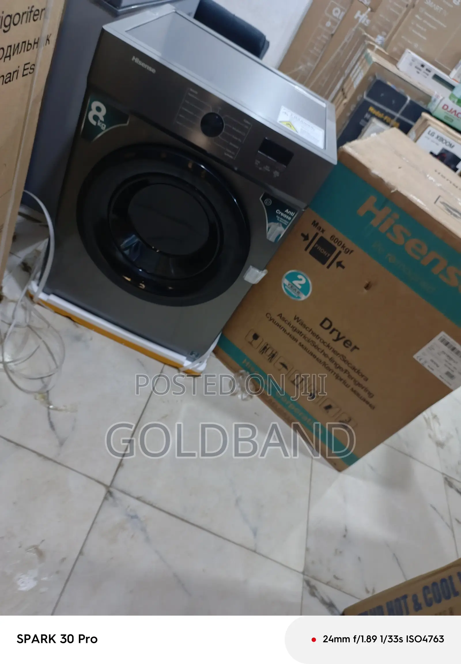 Hisense 8kg Dryer With Large Drum Capacity