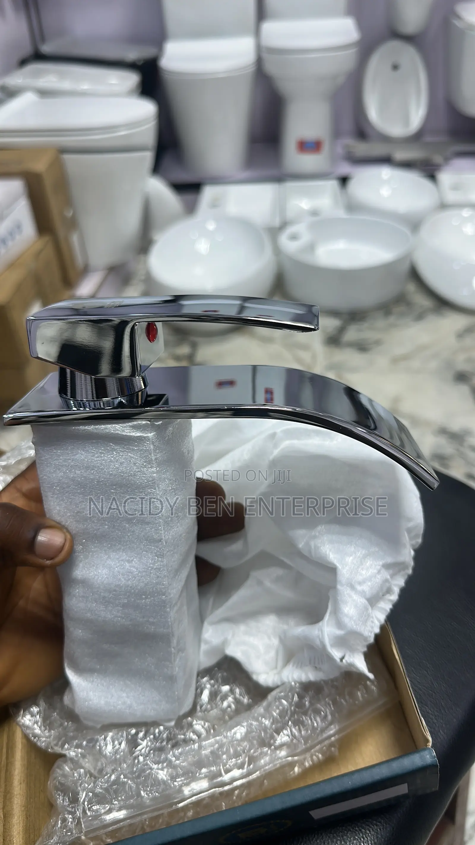 Water Fall Basin Tap (Chrome)