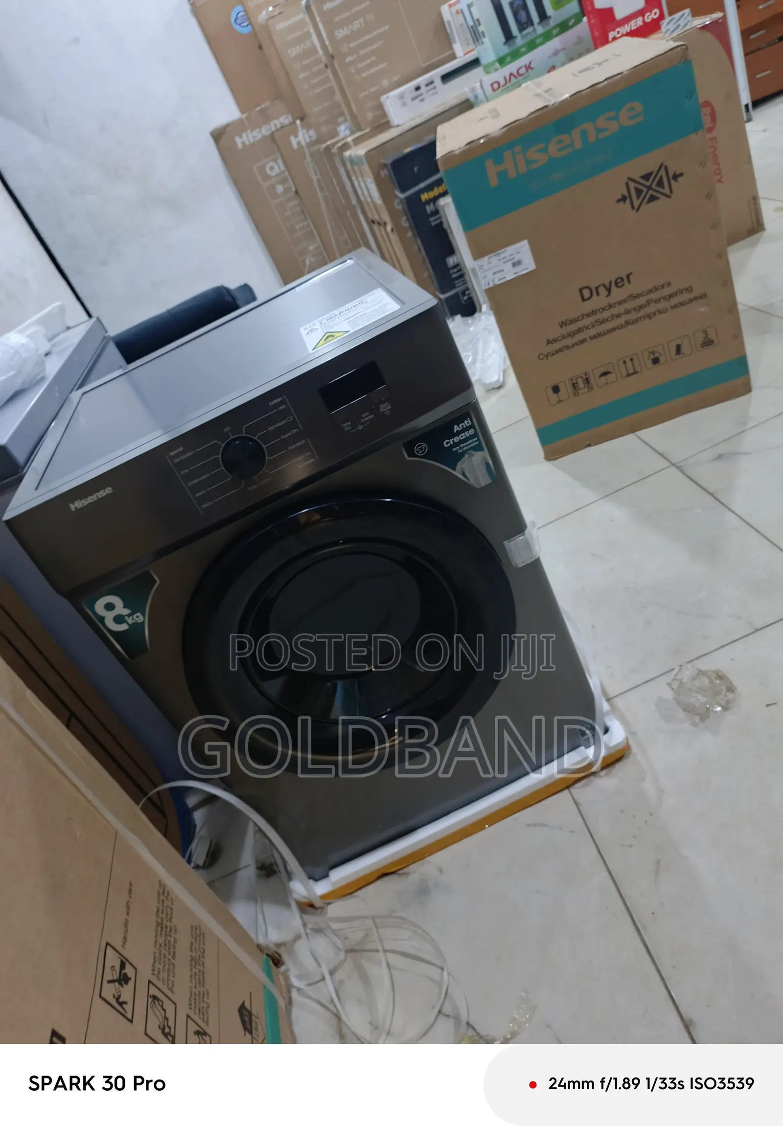 Hisense Dv1w801ut Dryer for Large Loads