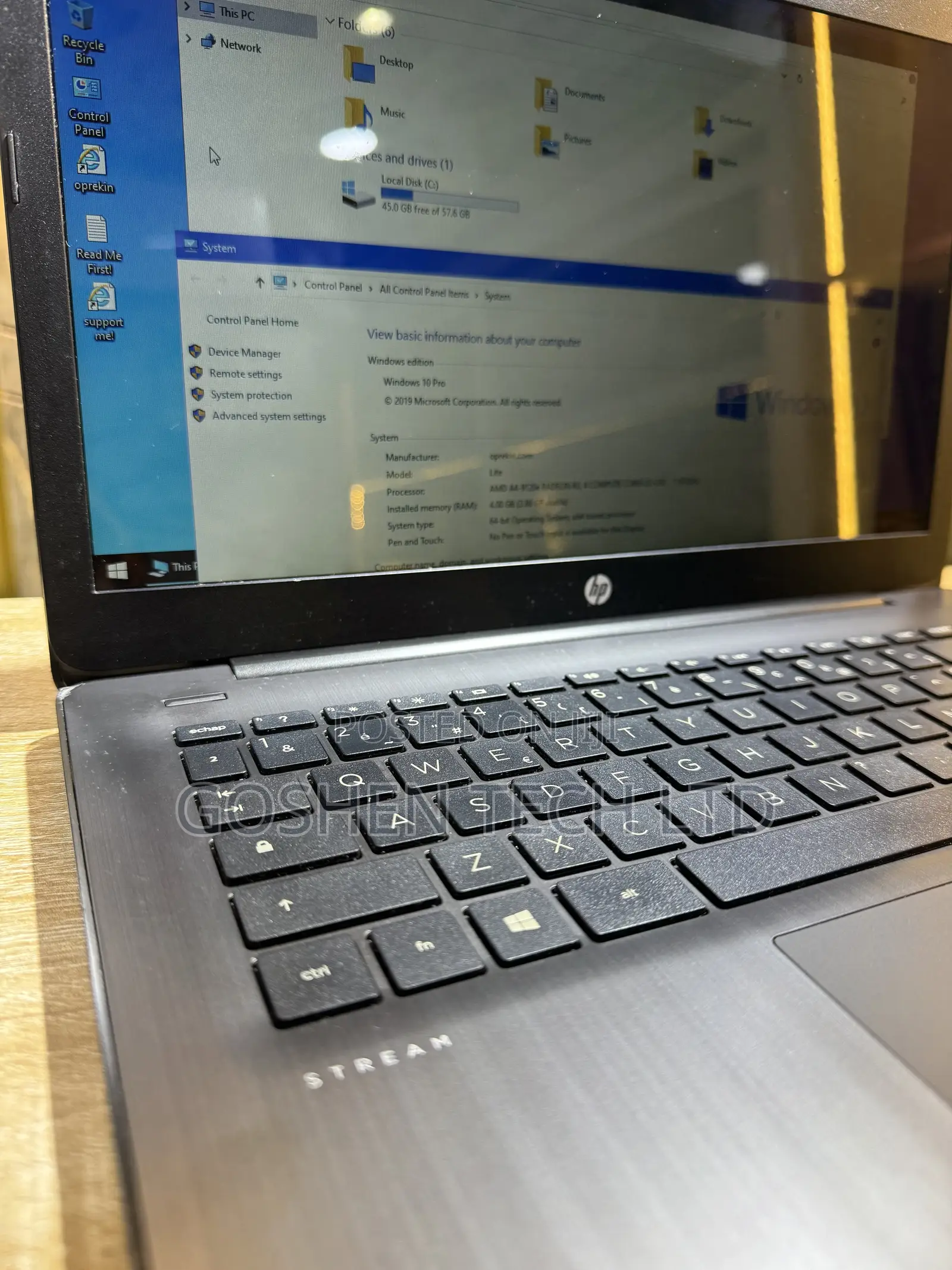 Laptop HP Stream 14 4GB AMD A4 eMMC 60GB