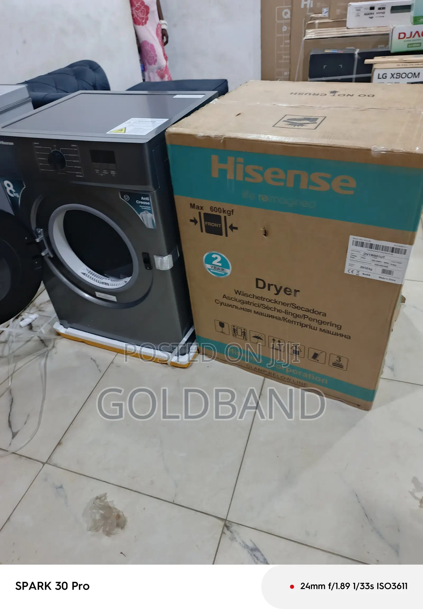 Hisense 8kg Dryer – Advanced Drying Performance