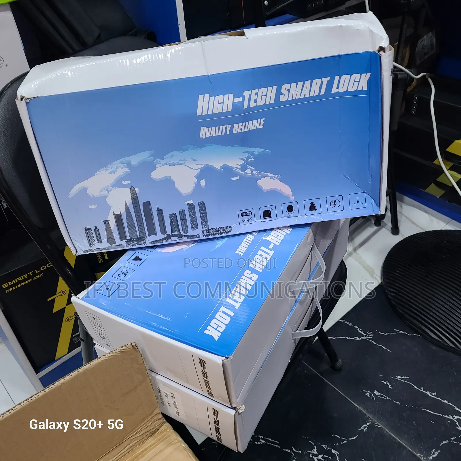 High Tech Smart With Alarm, Wifi, Voice, Camera Etc