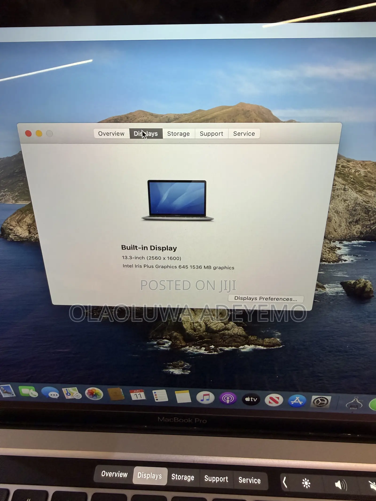 Laptop Apple MacBook Pro 2020 8GB Intel Core i5 SSD 512GB