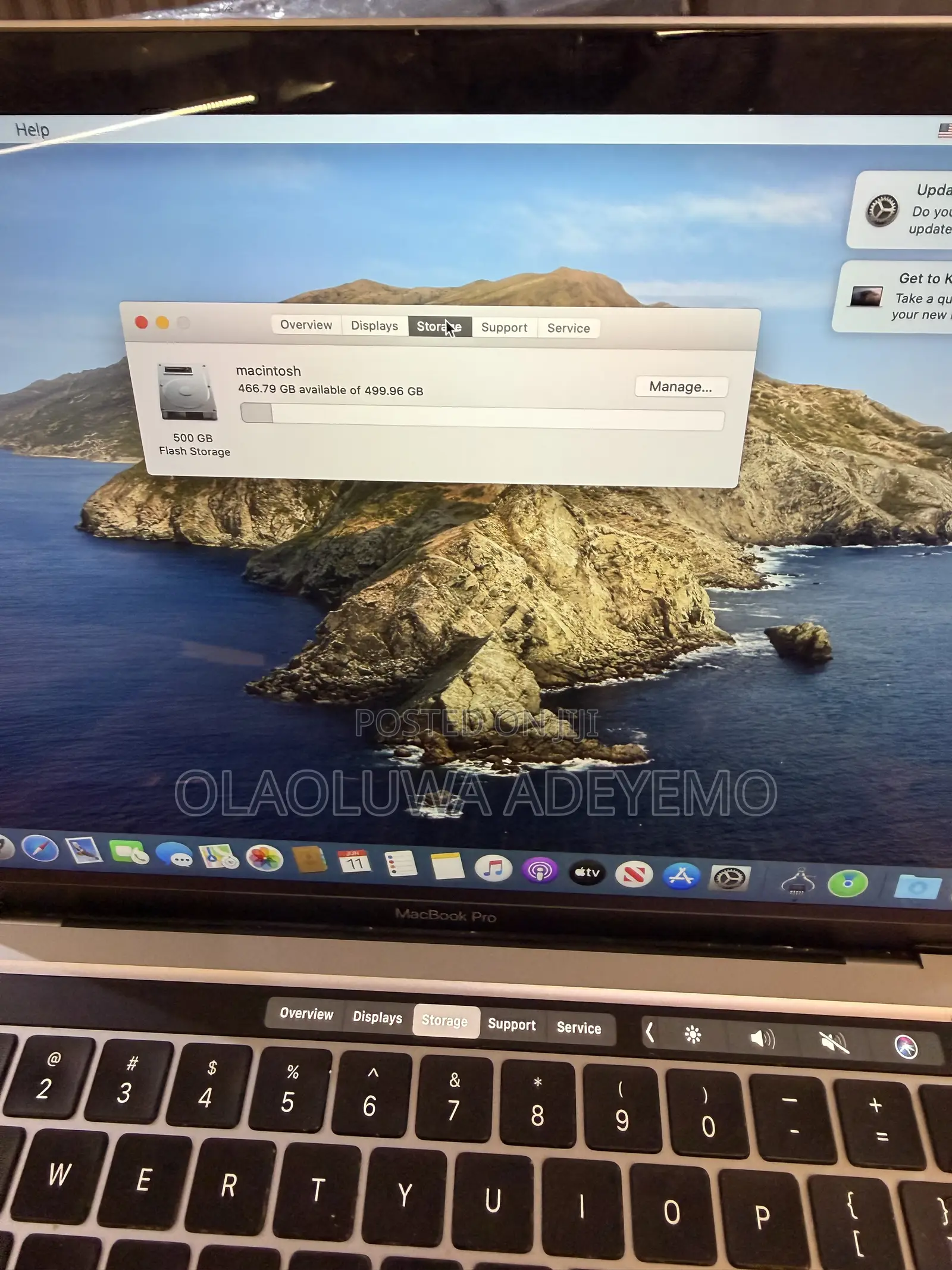 Laptop Apple MacBook Pro 2020 8GB Intel Core i5 SSD 512GB