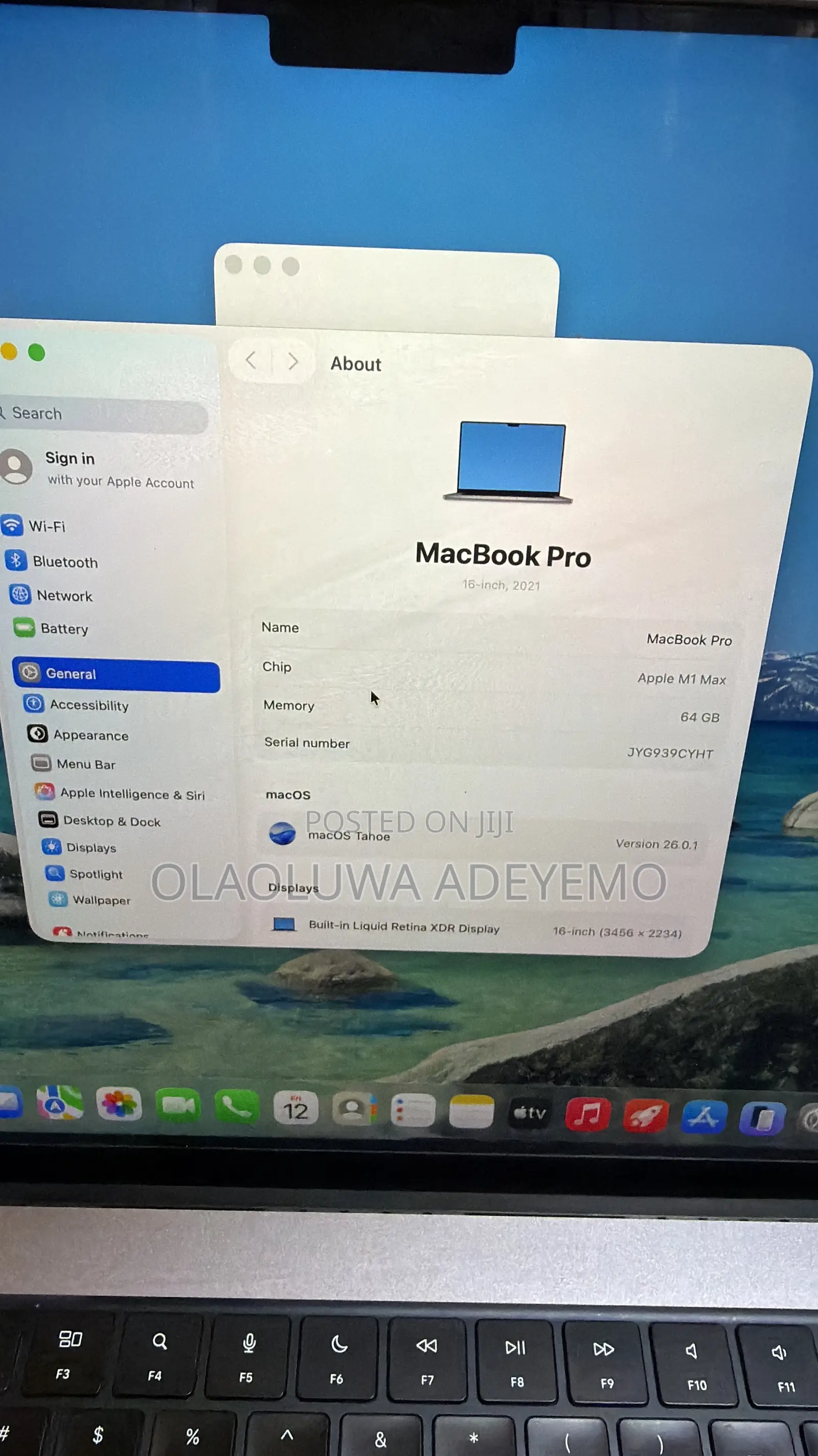 Laptop Apple MacBook Pro 2021 M1 Max 64GB Apple M1 Max SSD 1T