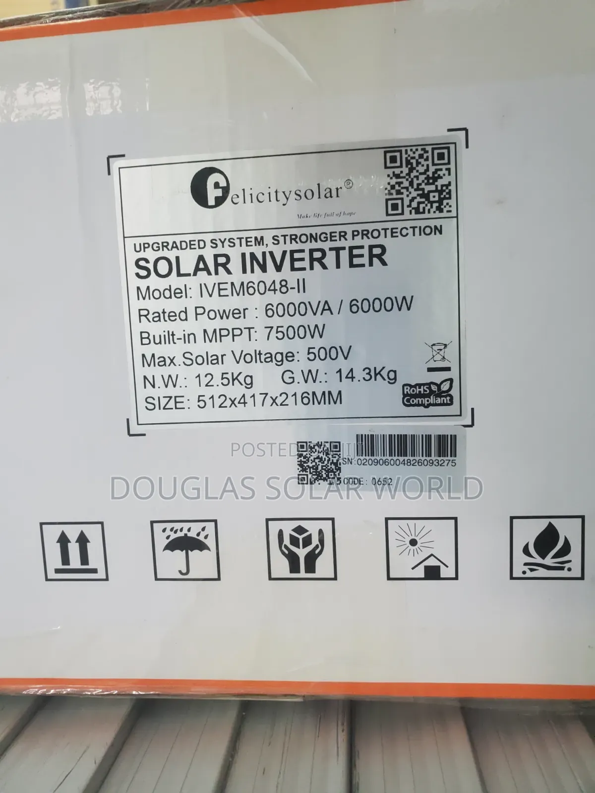 Felicity 6kva 48v Hybrid Inverter