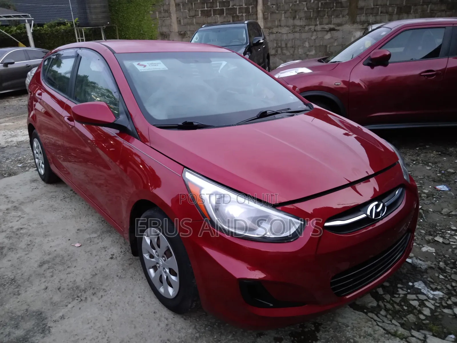 Hyundai Accent 2015 Red