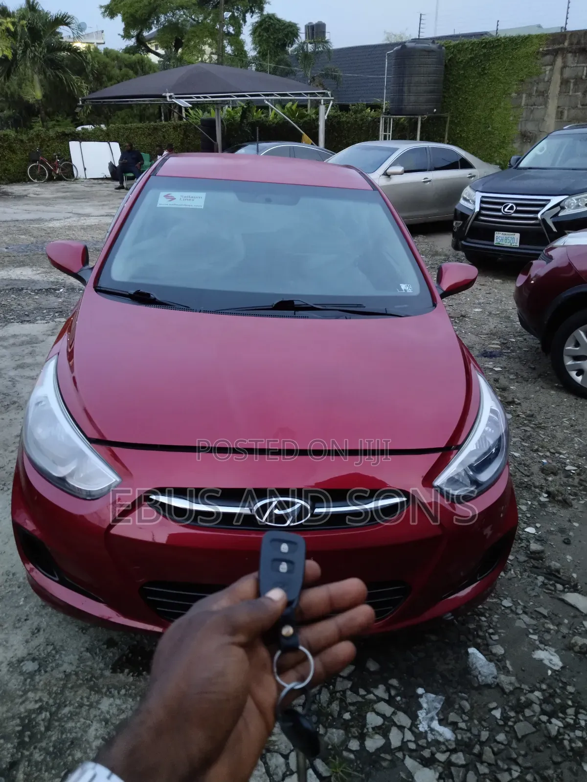 Hyundai Accent 2015 Red