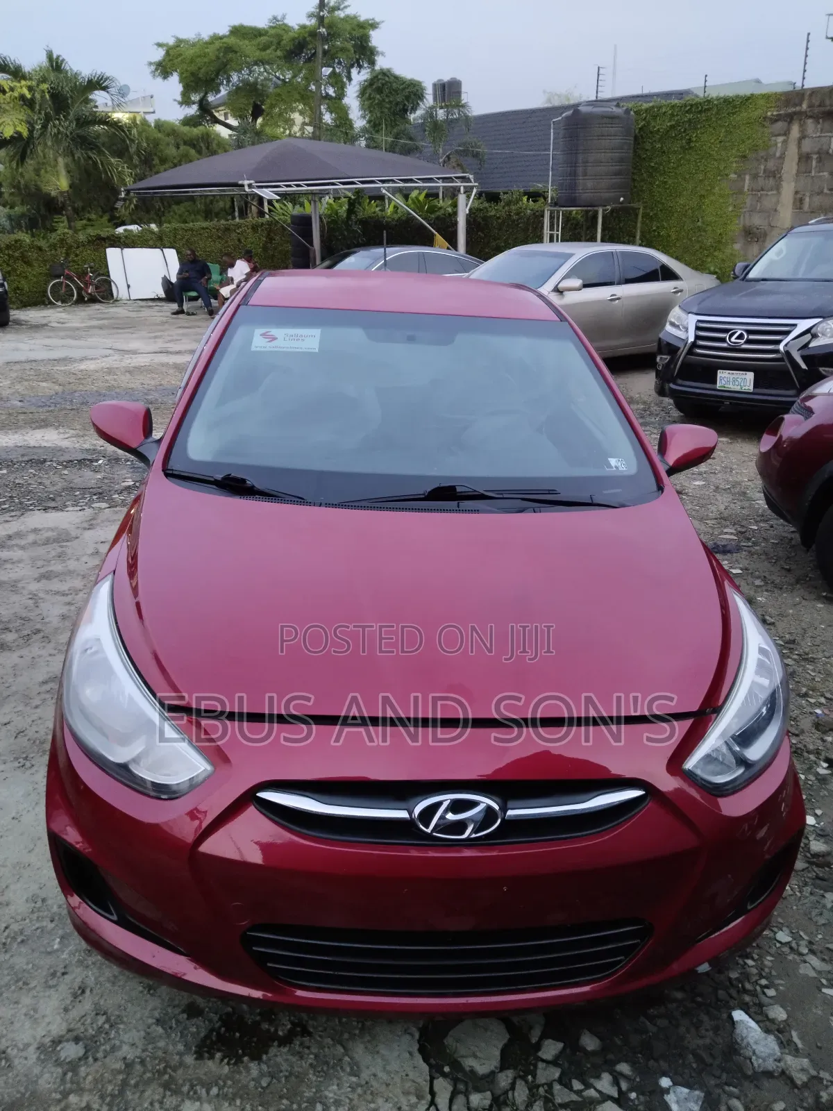 Hyundai Accent 2015 Red