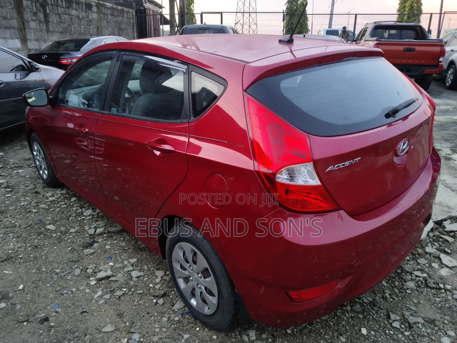 Hyundai Accent 2015 Red