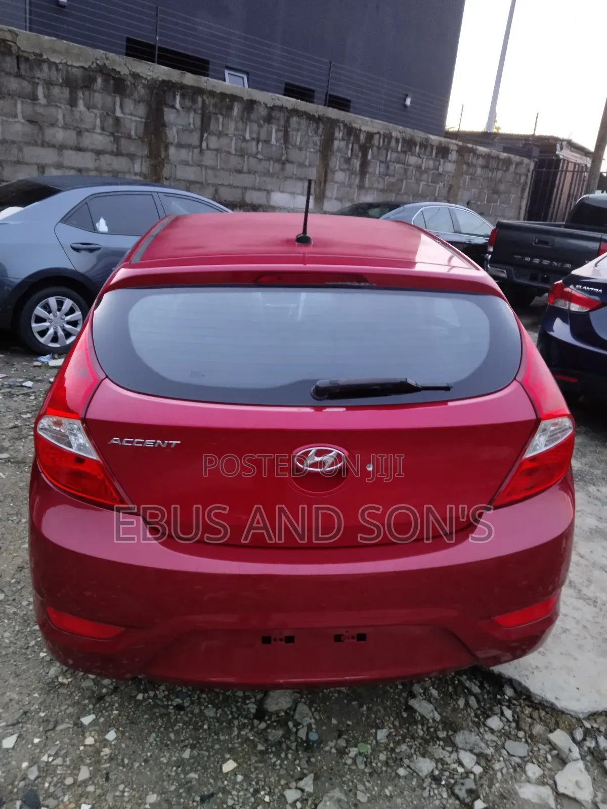 Hyundai Accent 2015 Red